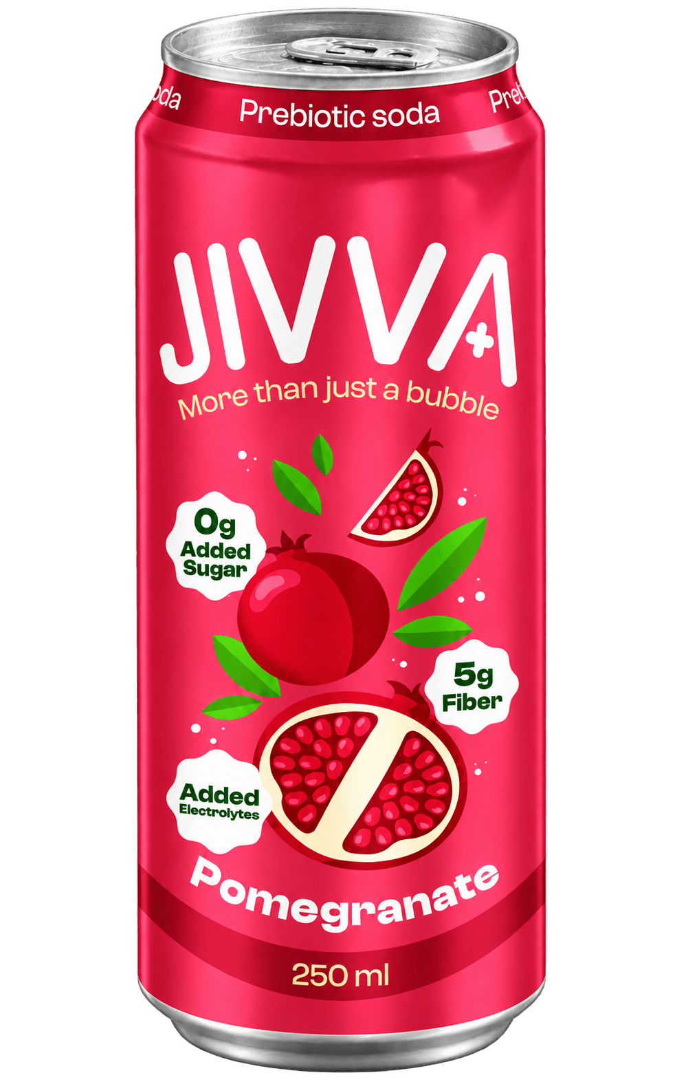 pomo Jivva prebiotic soda product