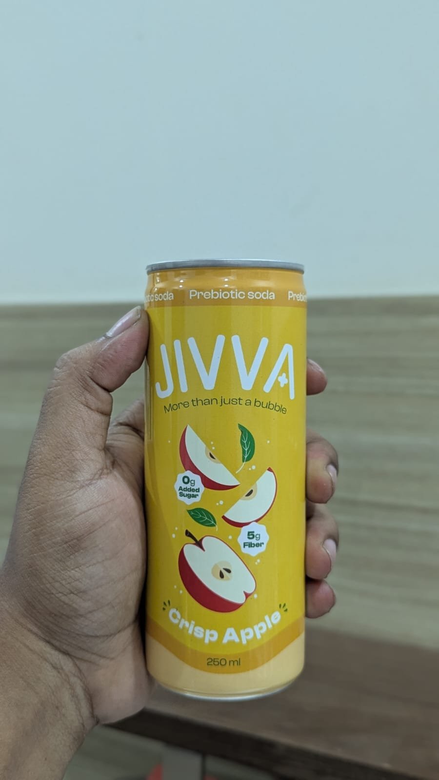 Customer photo from a JIVVA prebiotic soda review