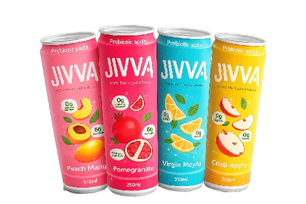 Customer photo from a JIVVA prebiotic soda review